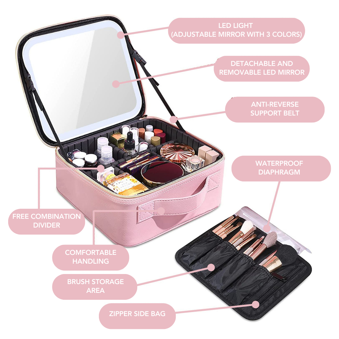 Glow & Go LED Makeup Bag